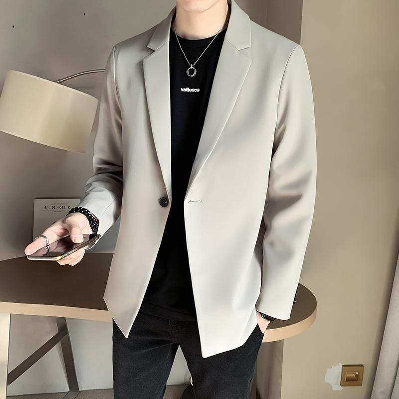 西装外套男春秋季2025新款韩版潮流高级感小西服男士休闲夹克上衣