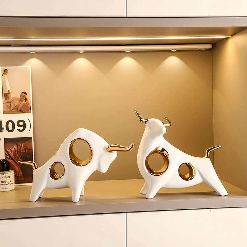 现代轻奢陶瓷摆件家居客厅酒柜装饰品创意玄关电视柜家居摆件饰品