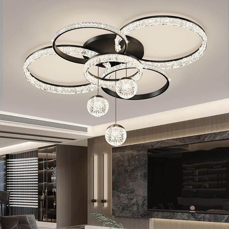 客厅吊灯轻奢感意式极简2025新款客厅灯大气创意温馨家用全屋灯具,家装灯饰光源,客厅吸顶灯,淘宝优惠券,粉丝福利购,淘宝优惠卷