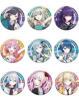 世界计划游戏周边宵崎奏朝比奈真冬镭射碎马口铁日谷底徽章吧唧