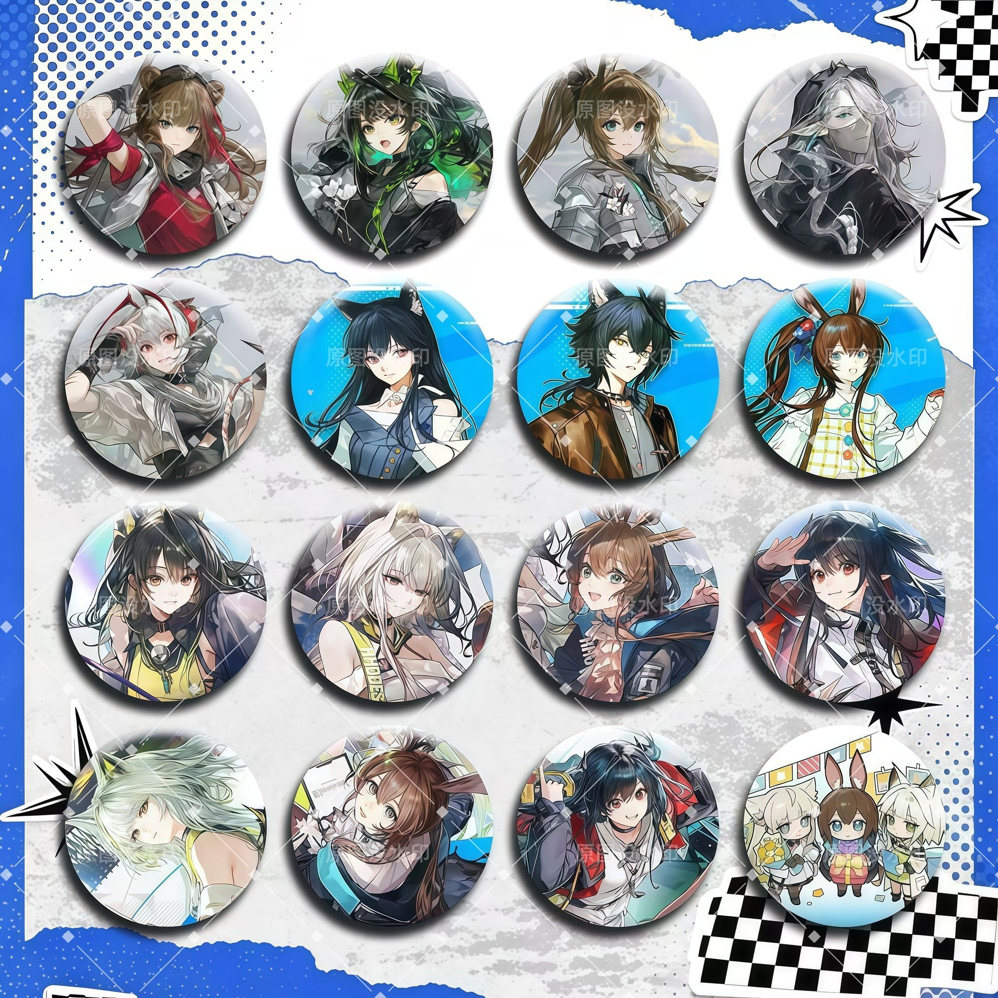 明日方舟音律徽章吧唧8周
