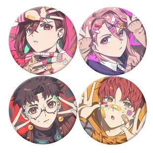 【超自然武装当哒当】徽章高仓健绫濑桃马口铁自制吧唧胆大党挂件