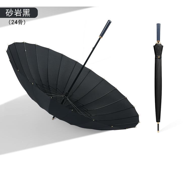 2骨长柄伞大号男士加大固自动伞女雨4超大防风加厚雨伞可加印