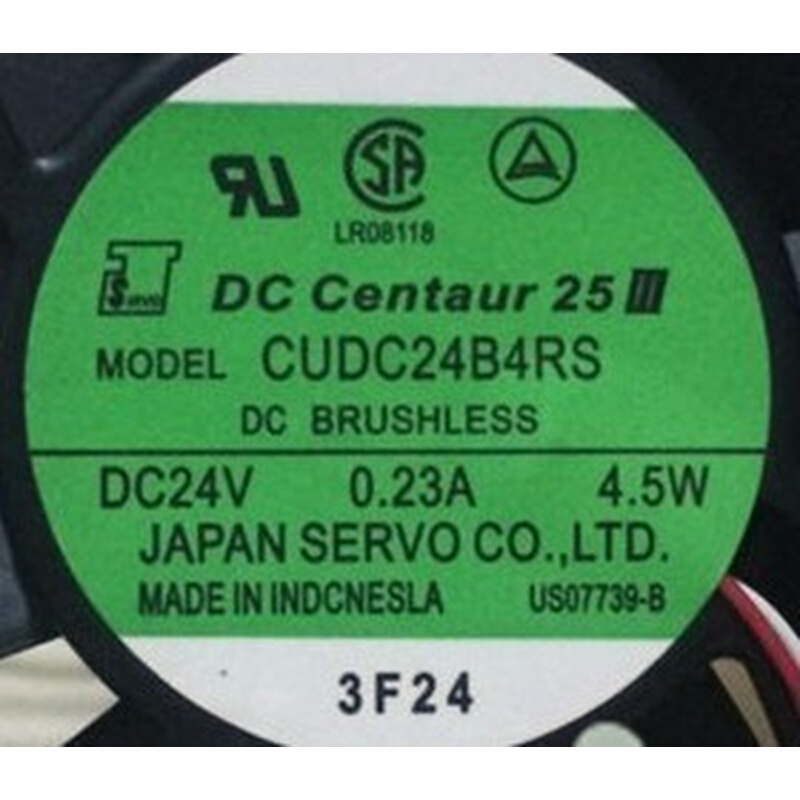 原装日本伺服 CUDC24B4RS 24V 0.23A 4.5W 12025 三线风扇 3C数码配件 USB风扇 原图主图