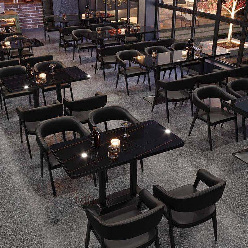 酒吧卡座沙发烧烤奶茶店露营风清吧音乐餐吧小酒馆咖啡厅桌椅组合