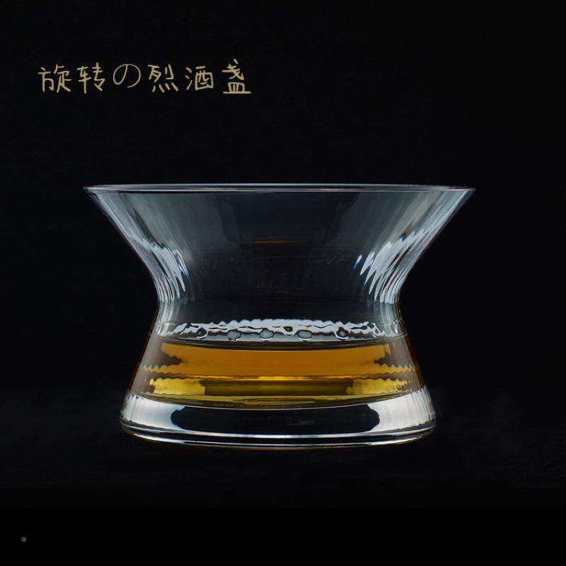 水酒璃晶玻璃旋转O盏威士忌烈酒的水晶10269338新款玻杯X酒杯高端
