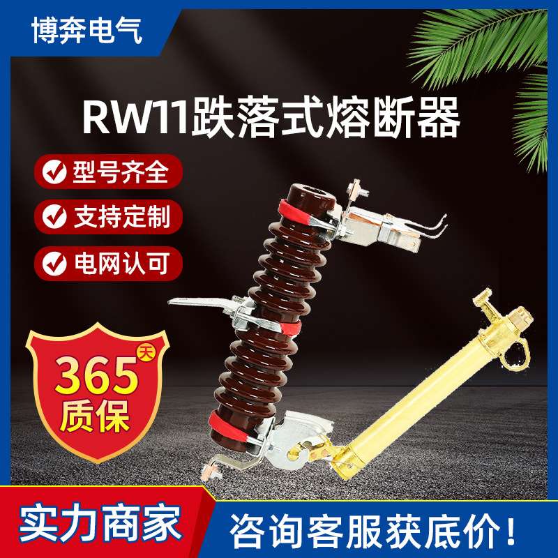 RW10/RW11-12/100A200户外高压跌落式熔断器保险丝座柱上令克开关