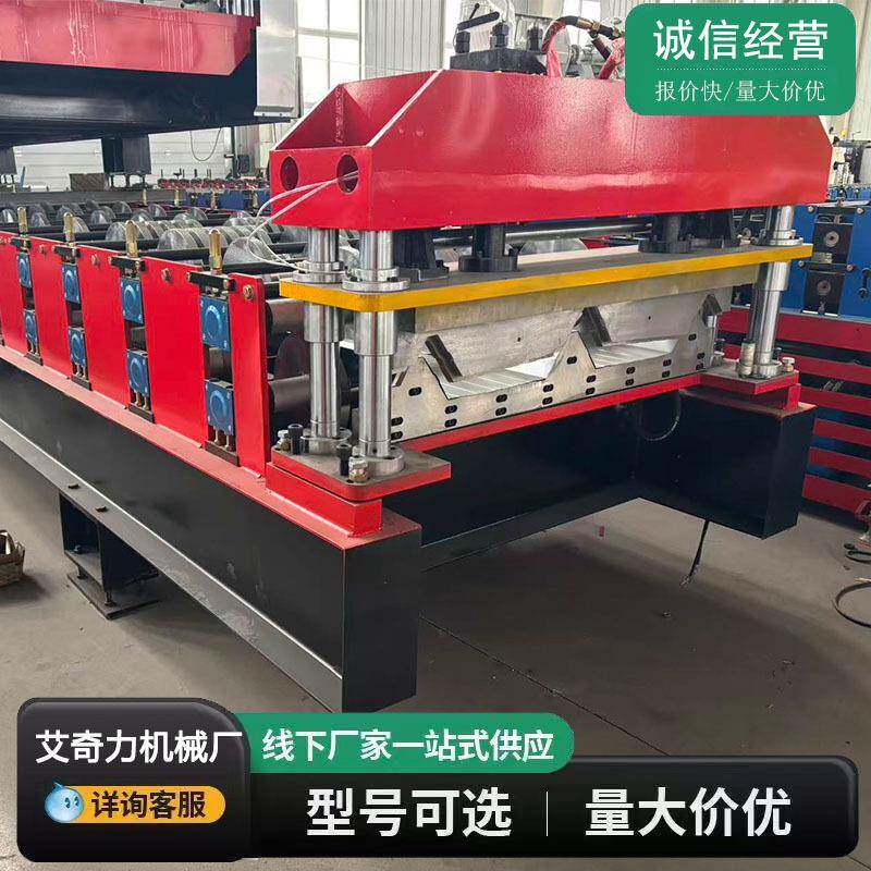 双层压瓦机金属屋顶板双层彩钢瓦设备水波纹全自动彩钢双层压瓦机