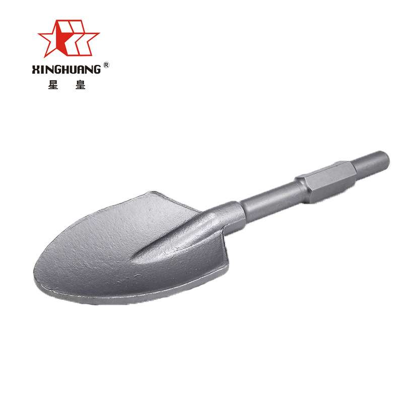 星皇六角单槽65A长柄大半圆凿电锤凿击混泥土挖坑长柄电锤大铲