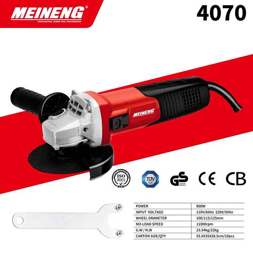 220V 4070 美能角磨机切割开槽磨光打磨机电动手持磨光机多功能