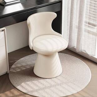 卧室轻奢旋转化妆凳主卧梳妆凳椅子简约靠背梳妆台凳子家用化妆椅