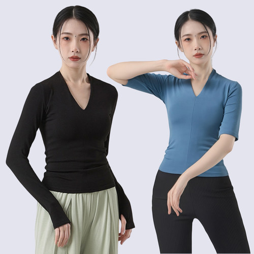 舞蹈练功服女新款跳舞日常形体服