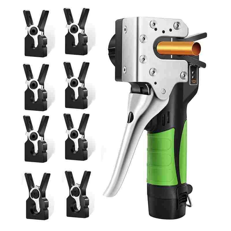 圣霸锂电扩口器ste90-0am扩铜管喇叭口公英制充电电动扩管器胀管