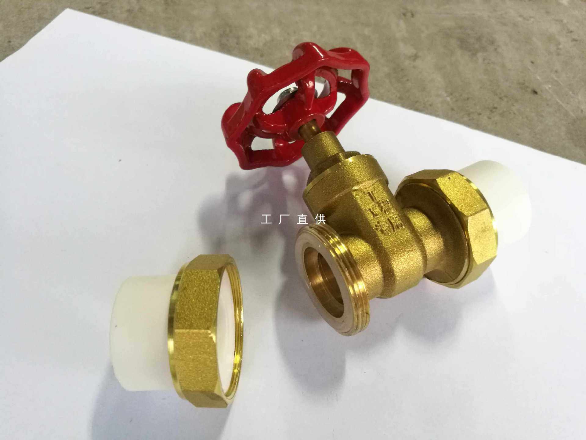 X70TPPR双活接闸阀 PE活接阀门止水阀自来水开关 铜截止阀水管配,标准件/零部件/工业耗材,模具,淘宝优惠券,粉丝福利购,淘宝优惠卷