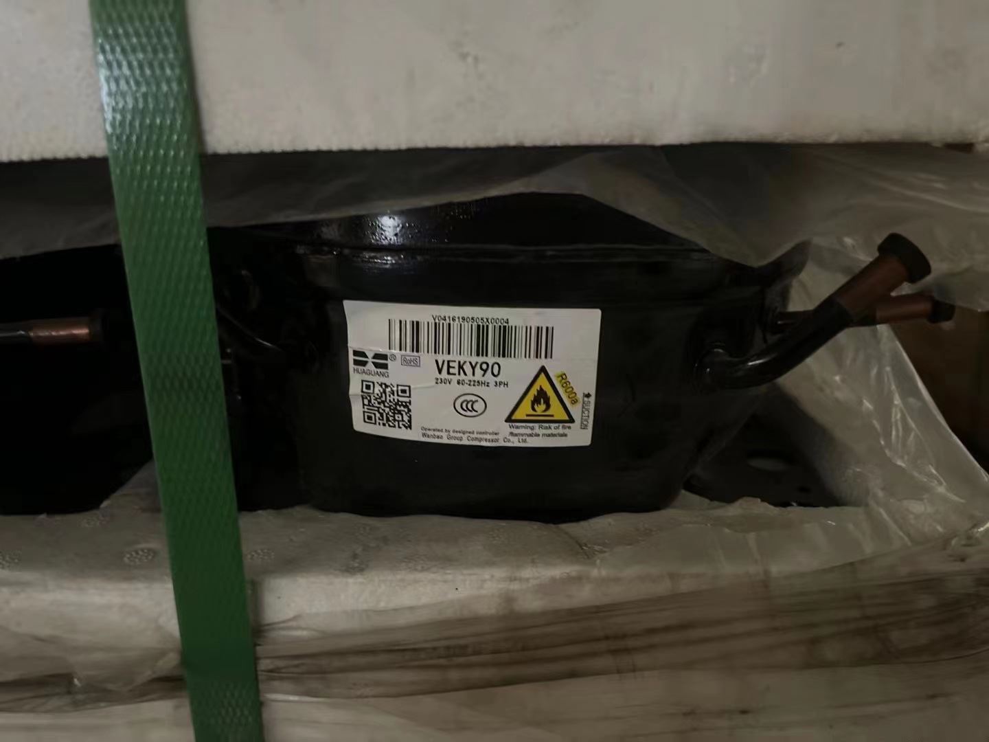 QD65H-155W家用冰箱冰柜红酒柜制冷压缩机R134A制冷剂