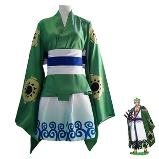 海贼王航海王cos服索隆十郎浴衣和服cosplay服装万圣节服装