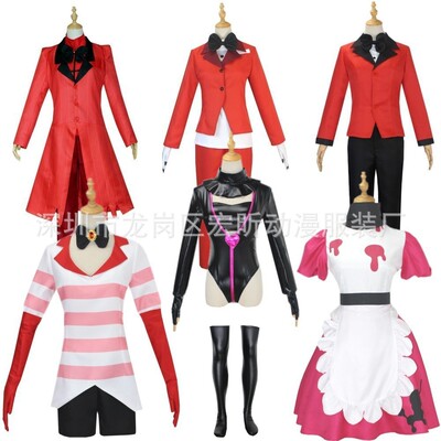 现货地狱客栈cos服安吉尔妮芙蒂全套角色cosplay万圣节扮演服