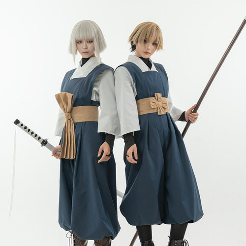 废渊战鬼cos服冰&赞卡训练服万圣节cosplay全套日式剑道服zanka