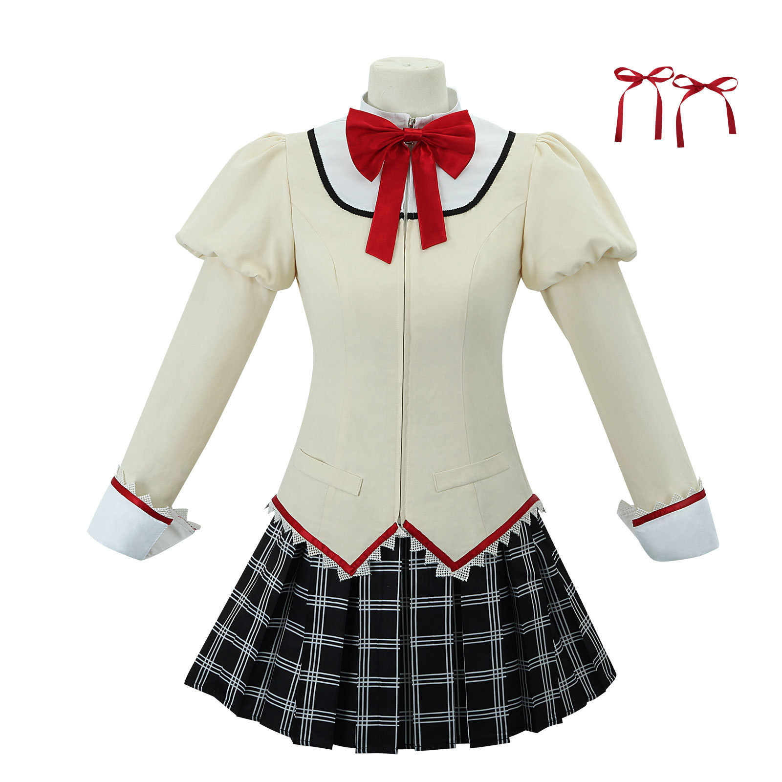 漫路人魔法少女小圆cos晓美焰cosplay服美树沙耶香佐仓杏子校服