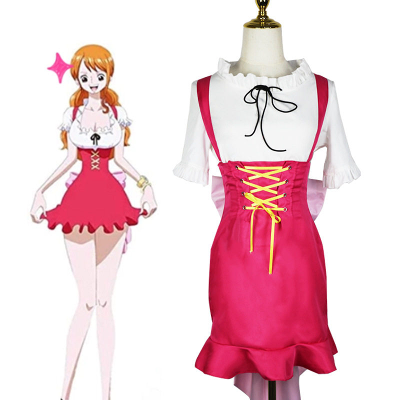 海贼王COS服草帽团娜美cosplay服装动漫可爱甜美女全套