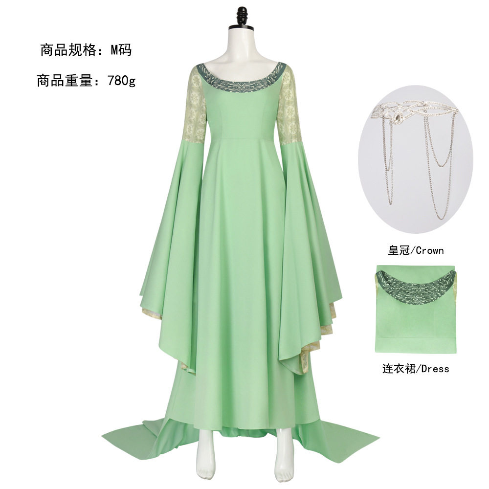 【现货】指环王-Arwen阿尔温cos服装电影魔戒cosplay角色扮演女裙图片