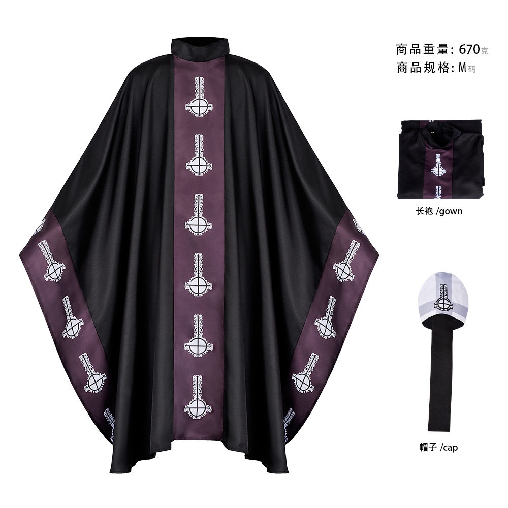 万圣节cos服Ghost鬼魂乐队主教papa角色扮演服装cosplay现货