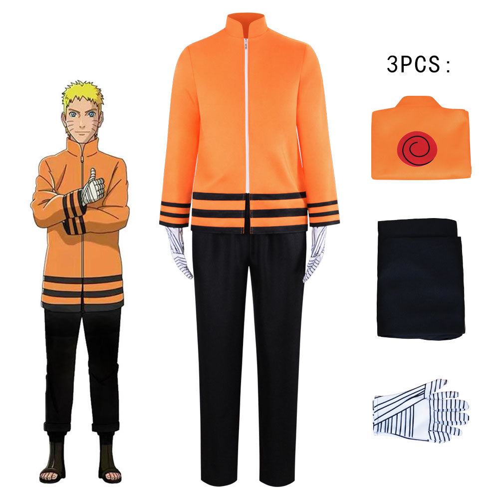 忍者博人传漩涡鸣人cos服七代目cosplay服装套装现货