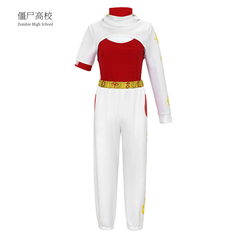 跨境新款僵尸高校4女孩Nova学院运动服饰万圣节cosplay舞台表演服