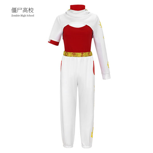 跨境新款僵尸高校4女孩Nova学院运动服饰万圣节cosplay舞台表演服