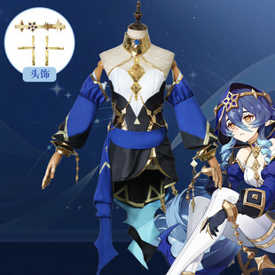原神cos莱依拉绮思晚星Cosplay服装表演服草神艾尔海森