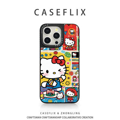 苹果17背带裤KT猫手机壳