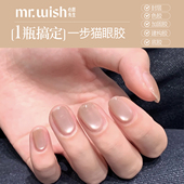 MR.WISH心愿先生五合一猫眼甲油胶屋檐雨2025新爆款 指甲油一步胶