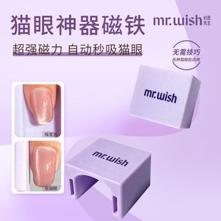 MR.WISH心愿先生懒人猫眼小白磁猫眼甲油胶专用新手快速猫眼磁铁