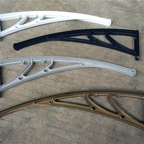 铝合金支架耐力板雨棚遮阳棚窗户门上阳台露台遮挡雨篷家用防水搭