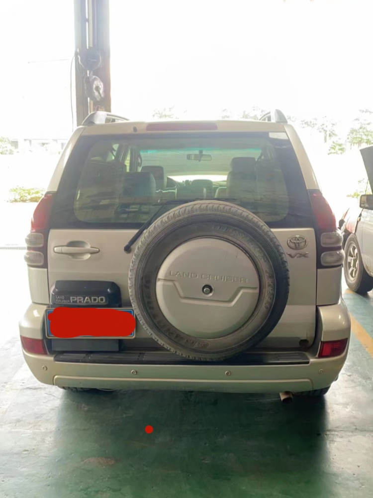 霸道普拉多LC120备胎盖板原装