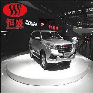 电动汽车转台展厅工业展览旋转地台车展转台展厅旋转展示台