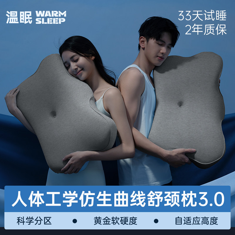 温眠记忆棉护颈家用枕头