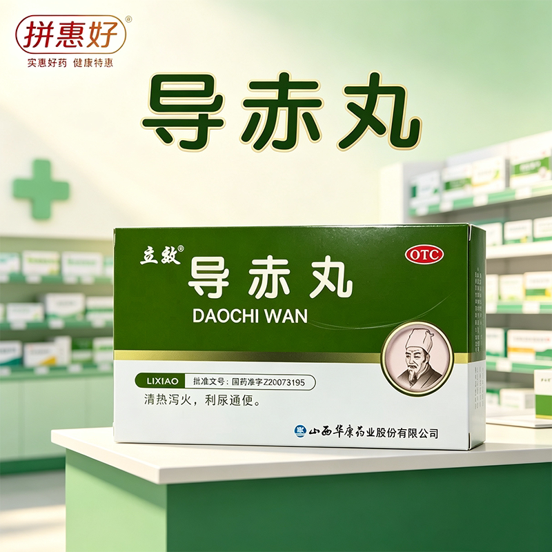 [立效]导赤丸0.1g*20丸*6袋/盒清热泻火利尿通便图片