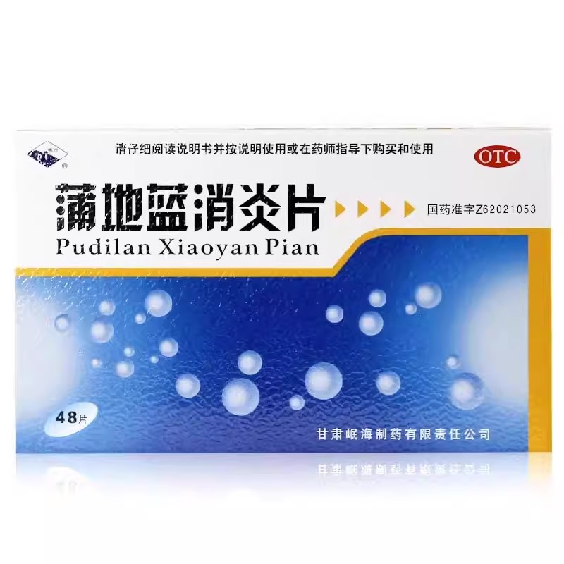 岷州蒲地蓝消炎片48片