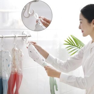 耐用型橡胶洗衣胶皮厨房家用加绒洗碗手套女神器加厚乳胶防水家务