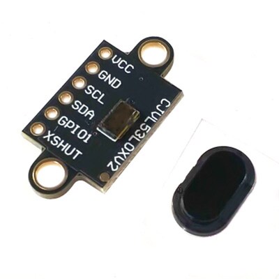 VL53L3CX 激光测距 3米 测距传感器模块 多目标检测 配套光学盖片