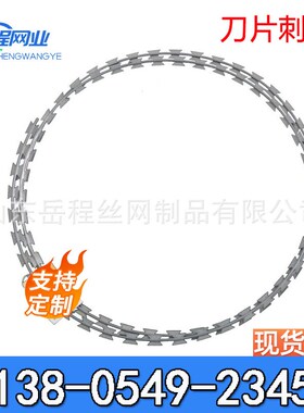 高铁监狱防爬防盗滚笼不锈钢刀片刺绳围墙防盗防爬刺刺丝滚笼铁