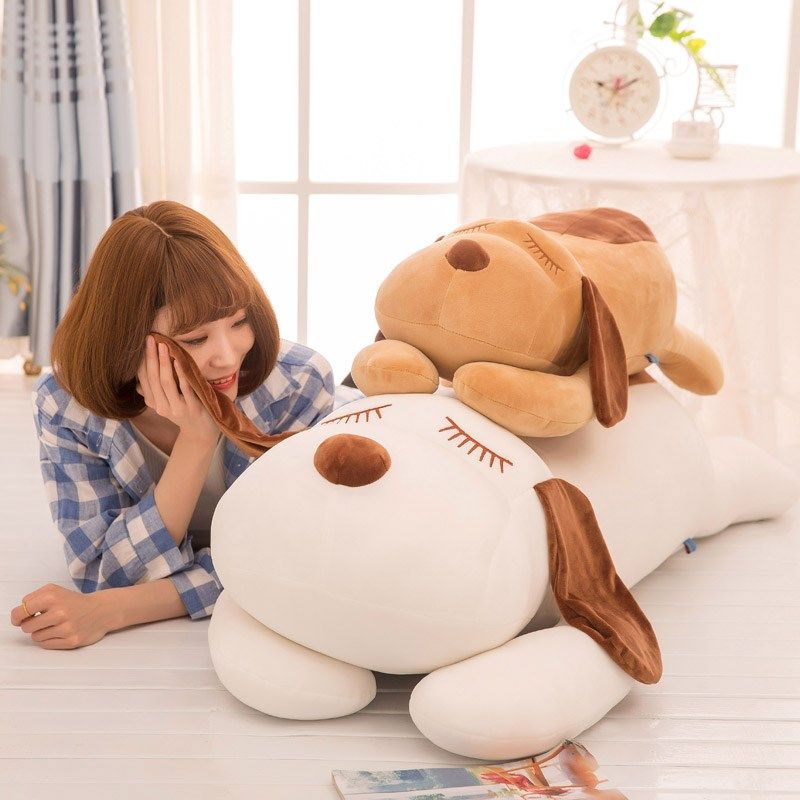 趴趴狗娃娃睡觉抱枕毛绒玩具萌狗公仔可爱布娃娃玩偶送儿童男女孩,玩具/童车/益智/积木/模型,毛绒/玩偶/公仔/布艺类玩具,淘宝优惠券,粉丝福利购,淘宝优惠卷