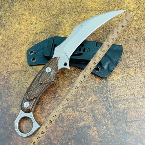 米勒爪刀高硬度锋利菊田水果刀削皮二合一花样户外防身加长便携