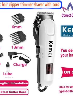 110V Electric Shaver Hair Trimmer Clipper 无线电推剪理发器