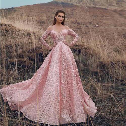 Sexy Lace Bridal Dress Women Wedding Dress party gown 礼服裙