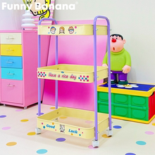 零食小推车可移动置物架大容量家用客厅卧室厨房收纳架子床边多层