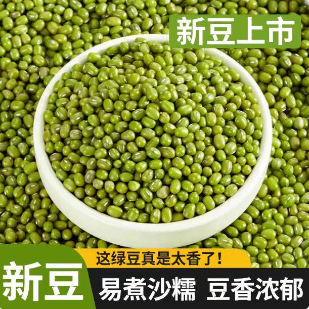 干货绿豆皮薄煮粥解暑家用东北新鲜绿豆五谷杂粮薄皮绿豆绿豆汤