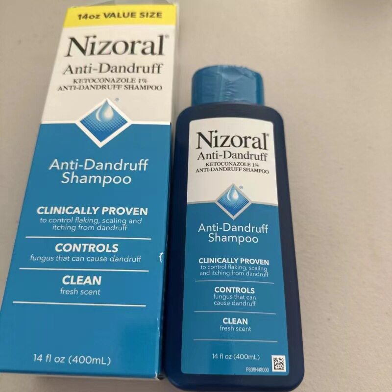 亚马逊Nizoral仁山利舒无硅油控油屑止痒防脱洗发水护发液400ml