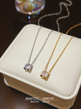 混合宝石镶嵌十字链项链